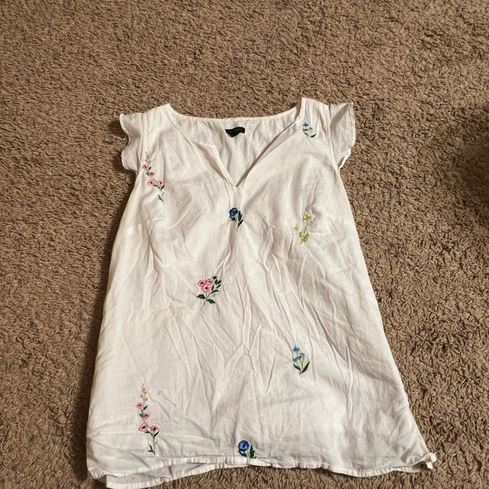 Talbots Classic White Blouse